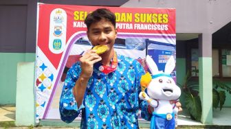 Inspiratif! Sosok Kaisar Hansel, Pelajar SMPN 2 Cimahi yang Persembahkan Emas di SEA Games 2023