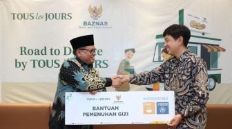 Tous Les Jours Donasikan Roti untuk Masyarakat Rentan lewat Baznas