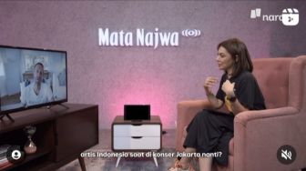 Disinggung soal Kolaborasi, Chris Martin Minta Carikan Musisi Indonesia saat Konser oleh Najwa Shihab