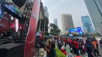 Meriahnya Konvoi Timnas Indonesia U-22: Pentas Musik hingga Dihadiri Berbagai Kelompok Suporter Klub