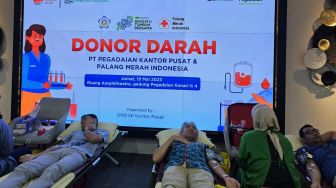HUT ke-122, Insan Pegadaian Ramai-ramai Donor Darah untuk Cukupi Stok bagi Masyarakat yang Membutuhkan