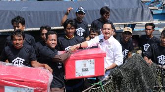 Bantu Perekonomian Kelompok Nelayan di Tangerang, Gardu Ganjar Banten Berikan Sentuhan Bantuan