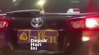 Polisi Usut Pengemudi Mobil Berpelat Dinas Polri yang Diduga Tak Mau Bayar Tol di Depok