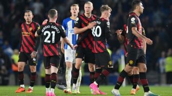 7 Fakta Menarik Usai Brighton vs Manchester City Berakhir Imbang 1-1