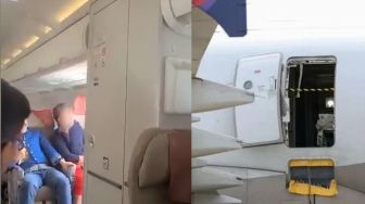 Detik-detik Pintu Pesawat Asiana Dibuka Penumpang saat Masih Terbang
