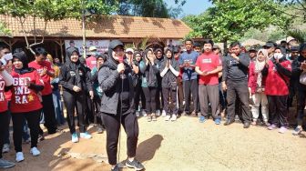 Incar Pemilih Muda, Dyah Tunjung Ajak Simpatisan Partai Gerindra Kota Semarang Deklarasikan Pemilu Damai