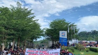 Warga Demo PT Saipem Karimun, Tuntut Tanggungjawab Perusahaan
