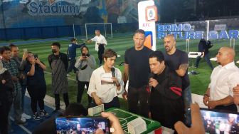 Erick Thohir Rayakan Ulang Tahun Bersama 4 Legenda Sepak Bola Dunia