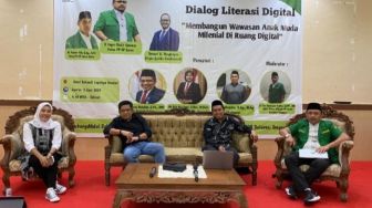 Kominfo dan GP Ansor Sultra Tingkatkan Literasi Digital Kaum Milenial