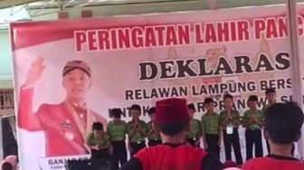 Deklarasi Relawan Ganjar Pranowo di SD Natar Libatkan Anak, Bawaslu Panggil Para Guru