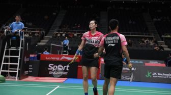Hasil Singapore Open 2023: Dejan/Gloria Tersingkir di Babak Pertama