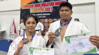 Kejurwil Judo se-Sumatra, Dua Personel Brimob Polda Jambi Raih Medali