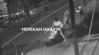 Kalah Jumlah, Seorang Warga Tersungkur di Aspal Usai Dibegal Empat Rampok, Motor Dibawa Kabur