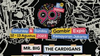The 90s Festival Tahun Ini Hadirkan Boomerang hingga Mr. Big, Intip Harga Tiketnya