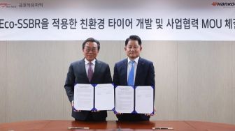 Kembangkan Ban Ramah Lingkungan, Hankook Tire dan Kumho Petrochemical Tandatangani MOU