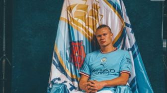 Erling Haaland Puji Kepelatihan Pep Guardiola Bawa Manchester City Raih Treble Winners