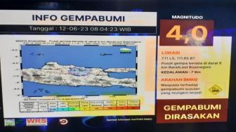 Gempa Bojonegoro tak Berdampak di Tuban