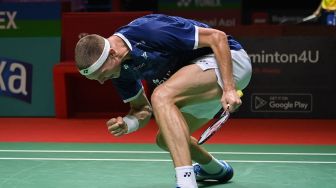 Pulih dari Cedera, Viktor Axelsen Tampil Ganas di Babak Pertama Indonesia Open 2023