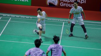 Kalahkan Ganda Thailand, The Daddies Lolos ke 16 Besar Indonesian Open 2023