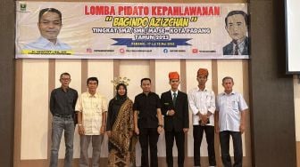 Pemenang Lomba Pidato Bagindo Aziz Chan 2023 Diterbangkan ke Jakarta, Belajar ke Perpusnas