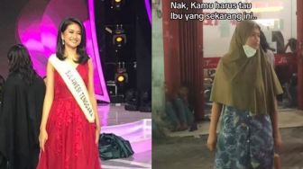 Viral Transformasi Lita Hendratno, Finalis Miss Indonesia yang Kini Jadi Emak-Emak Sederhana Berdaster