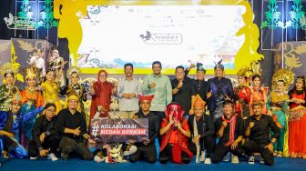 Tarian Multietnis Kota Medan Sukses Pukau Pengunjung di Kenduri Seni Melayu