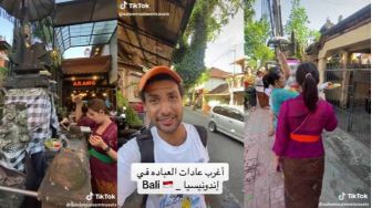 Viral Video WNA Arab Sebut Ibadah Pemeluk Agama Hindu di Bali Aneh, Ini Faktanya