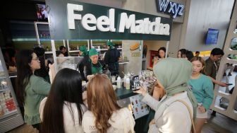 Minuman Kekinian Matcha dengan Waffle Ini Dukung Tren Gaya Hidup Sehat