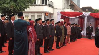 Resmi! Hasyim Asy'ari Lantik 130 Anggota KPU Kabupaten/Kota