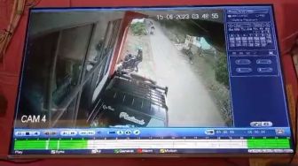 Pencuri Motor di Garut Terekam CCTV, Ini Ciri-Ciri Pelaku