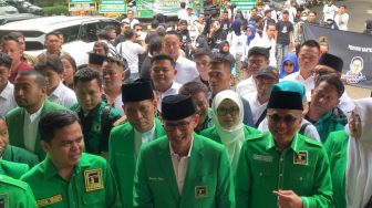 Tiba di Venue Rapimnas PPP, Sandiaga Uno Diteriaki Wapres oleh Peserta