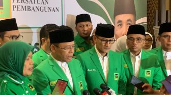 Plt Ketum PPP Mardiono Janji Lobi Mati-matian Megawati Jadikan Sandiaga Cawapres Ganjar