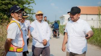 Pemkab Gresik Garap Ruas Jalan Penghubung Banjarsari & Prambangan