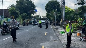 Adu Banteng Dua Sepeda Motor di Jalan Tamansiswa Jogja, Satu Pengendara Meninggal Dunia