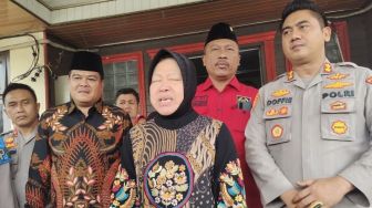 Risma Temui Korban Pencabulan Dua Ayah Sambung di Lampung Tengah: Kondisinya Trauma Mendalam