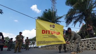 Beroperasi Tanpa Izin di Atas Tanah Kas Desa, Lapangan Mini Soccer hingga Restoran di Maguwoharjo Disegel Sementara