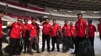 Anak Muda Binaan PDIP Jadi Motor Kebersihan Acara Bulan Bung Karno di GBK