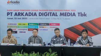 Alami Kenaikan Pendapatan, Arkadia Digital Media Optimis Raih Kinerja Positif di Tahun 2023