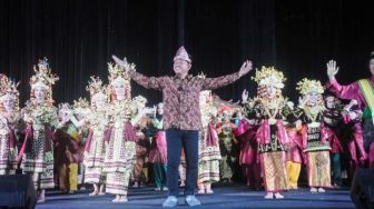 Ragam Tari Sambut Tradisional Sumatera Selatan Ditampilkan Selama 2 Jam