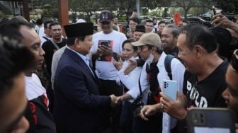 Safari ke Solo, Prabowo Subianto Disambut Relawan Gibran, Ini Alasannya