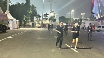 Warga Sudah Terlihat Berolahraga, 2 Jam Usai Mega dan Jokowi Tinggalkan Kompleks GBK