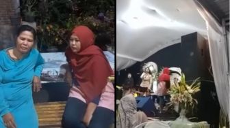 Klarifikasi Emak-Emak Lempar Pisang ke Wanita yang Joget, Salah Sasaran