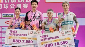 Podium Juara Taipei Open 2023: Malaysia Borong Dua Gelar, Indonesia Satu