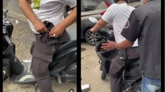 Pria Ini Tegur Pengendara Motor yang Merokok Sambil Berkendara, Pakyu!