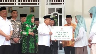 Kunjungi Gunungkidul, Wapres Kagum dengan Green House Buatan Santri Ponpes Perempuan Hajar Aswad