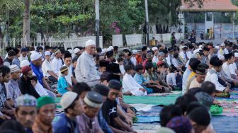 Pelaksanaan Salat Idul Adha di Pelabuhan Sunda Kelapa