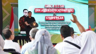 Mas Dhito Targetkan pada 2024, Seluruh Desa di Kabupaten Kediri 100 Persen Open Defecation Free