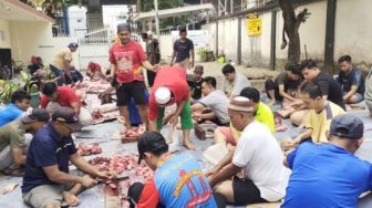 PN Palembang Potong 3 Ekor Hewan Kurban