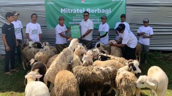 Rayakan Idul Adha, Mitratel Gandeng Baznas Salurkan 3.467 Paket Daging Kurban