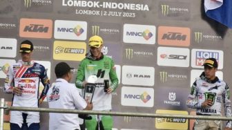 Pebalap Romain Febvre Rebut Juara MXGP Lombok 2023